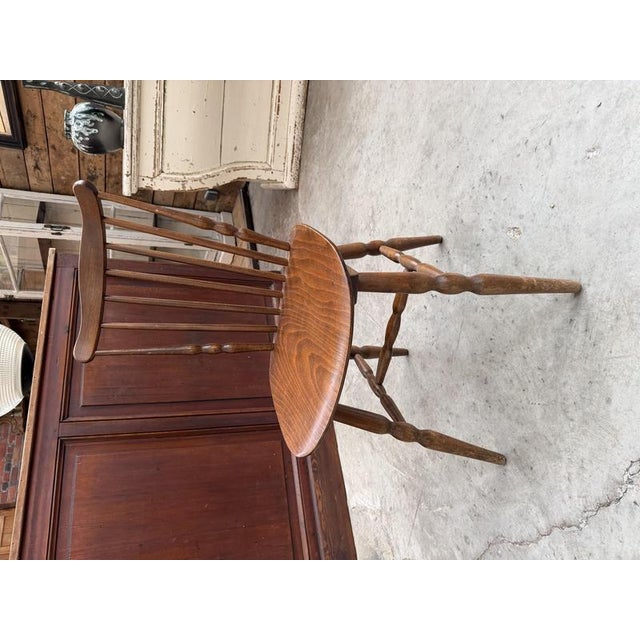 Wood Bistro Chairs in Wood, Set of 10 For Sale - Image 7 of 13