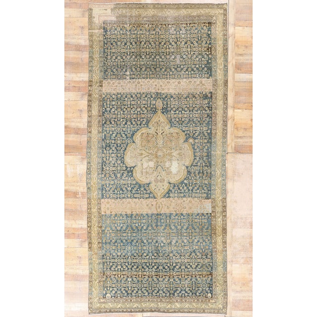 Late 19th Century Antique Persian Malayer Rug - 06'10 X 15'04 For Sale - Image 9 of 9