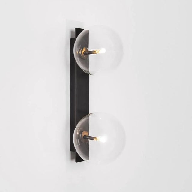 Contemporary Oslo Dual Wall Sconce by Schwung For Sale - Image 3 of 5