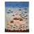 Vintage Hand-Woven Kilim Area Rug, Pictorial Ocean Scene Wall Art, 41” x 55” For Sale