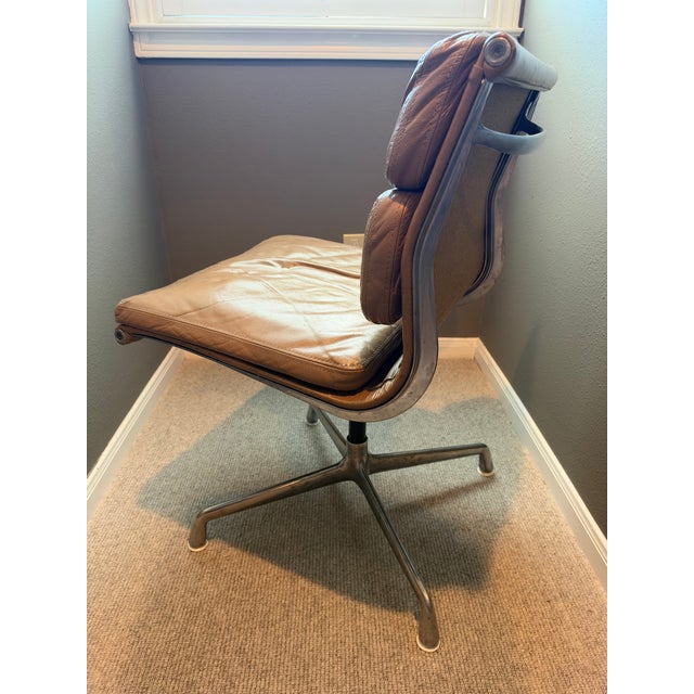 Eames Vintage Mid-Century Eames Soft Pad Side Chair For Sale - Image 4 of 5