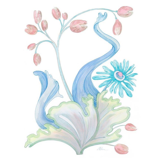 This set of modern coastal art pieces is a series of 9 seaweed fantasy designs. Together they make a statement in your...