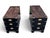 Antique British Campaign Style Executive Desk With Green Leather Writing Top For Sale - Image 14 of 15
