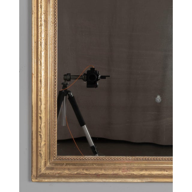 French Louis Philippe Style Gilded Mirror 26.75"w X 37.5"h For Sale - Image 4 of 9