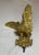 Up for sale is a rare antique gold gilded open winged eagle flag finial. It's cast out of a solid gold gilded brass or...
