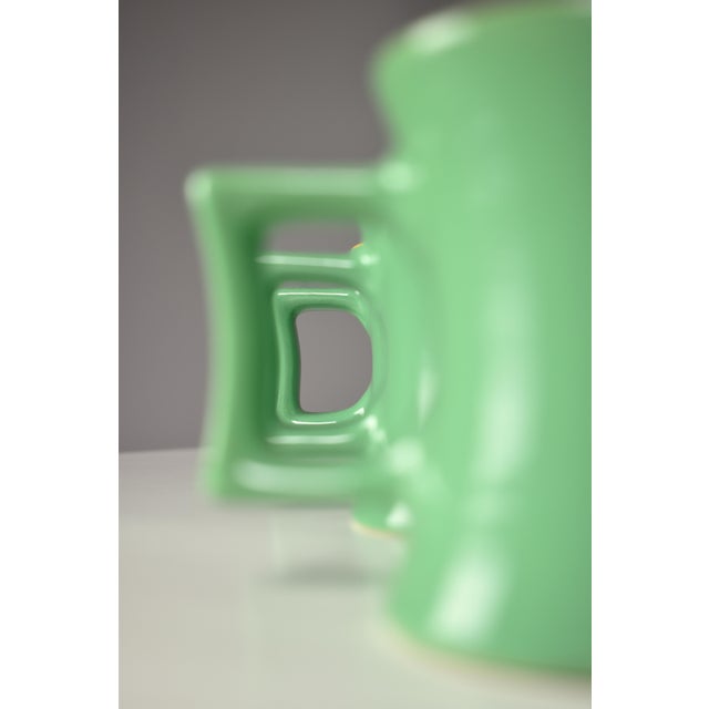 Mid-Century Modern 1985's Italian Ceramic Tea and Coffee Service by Massimo Iosa Ghini for Naj-Olea - 10 Pieces For Sale - Image 3 of 12