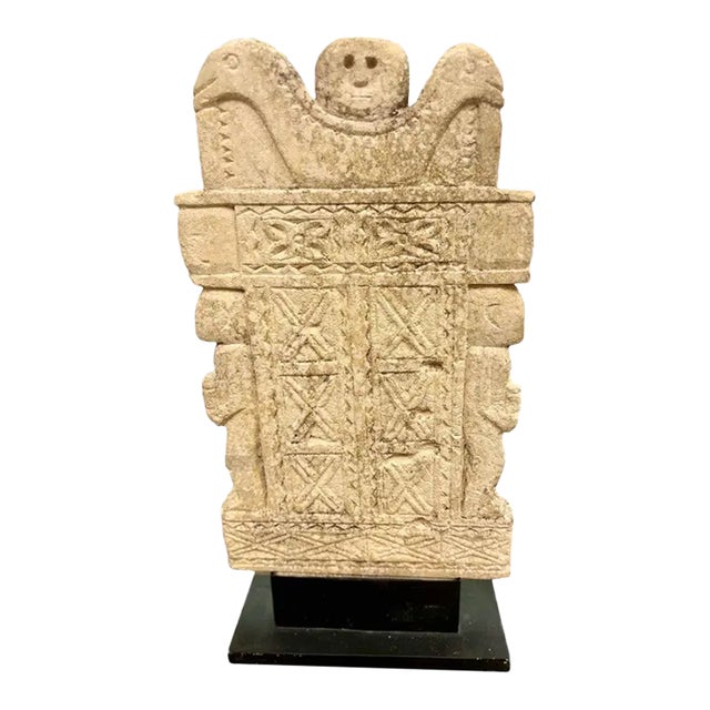Late 20th Century Stone Tablet on Stand For Sale