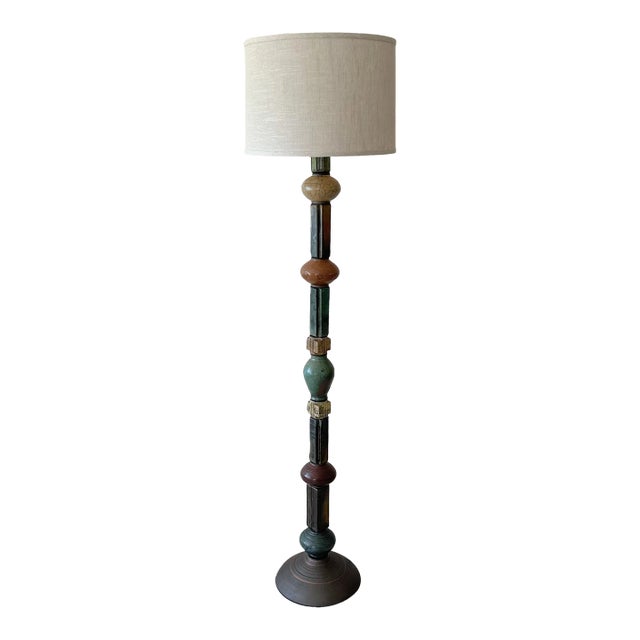 Studio Pottery Floor Lamp For Sale