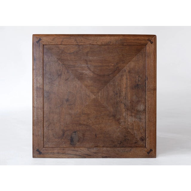 1960s Danish Modern Barney Flagg Drexel Parallel Square Side Table For Sale - Image 9 of 12