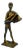 Augusto Conti, Nude Woman Gust of Wind, 1960s, Bronze For Sale