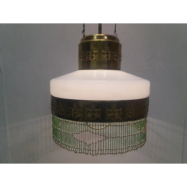 Art Nouveau Pull-Out Chandelier, Czechoslovakia, 1910 For Sale - Image 6 of 9