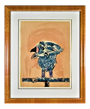 Graham Sutherland, Owl (Rose Ground), 1968