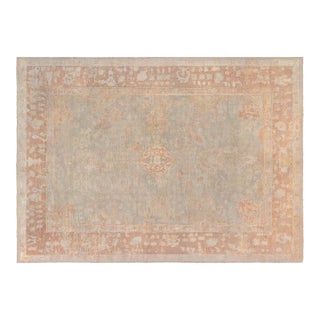 Antique Turkish Oushak Rug For Sale