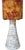 Mid-Century Modern 70s Mid Century Modern Accolay Pottery Lamp W Orange Resin Shade For Sale - Image 3 of 3
