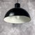 Mid-Century Modern Vintage Black Pendant Lamp by Jo Hammerborg for Fog & Mørup, 1970s For Sale - Image 3 of 7