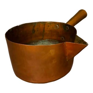 French Copper Saucepan, Circa 1890 For Sale