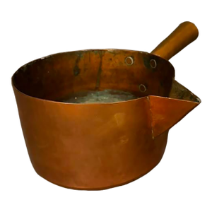 French Copper Saucepan, Circa 1890