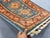 Blue and Rust Red Kazak Wool Runner Rug, Tribal Hallway Rug, 2'9" X 9'9" For Sale - Image 4 of 16