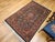 Persian Vintage Kashan Rug, Hand-Knotted Wool & Cotton, Floral Pattern, Navy & Brick-Red, 4x6 For Sale - Image 3 of 16