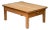 French Rectangular Low or Coffee Table of Pine For Sale