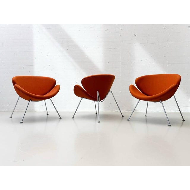 Orange slice armchair by pierre paulin for artifort, 1980s these iconic orange slice armchairs were designed by renowned...