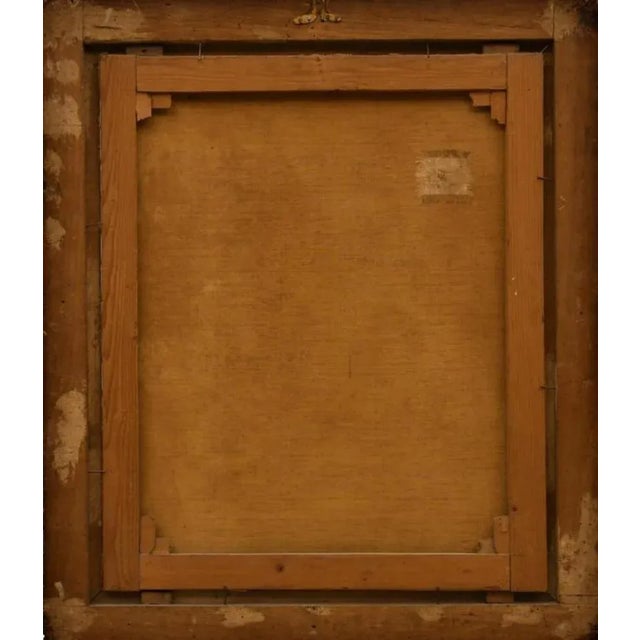 Baroque Central Italian Artist, Madonna with the Praying Saint John, Oil on Canvas, 18th Century For Sale - Image 3 of 6