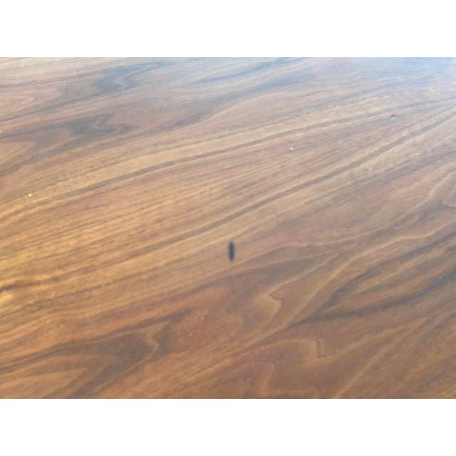 Vintage Mid Century Modern Walnut Library Table by the Jasper Desk Company 1959 For Sale - Image 4 of 17