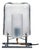 Efra Carlo Moretti Clear Murano Glass Table Lamp, Lamp Shade Only For Sale