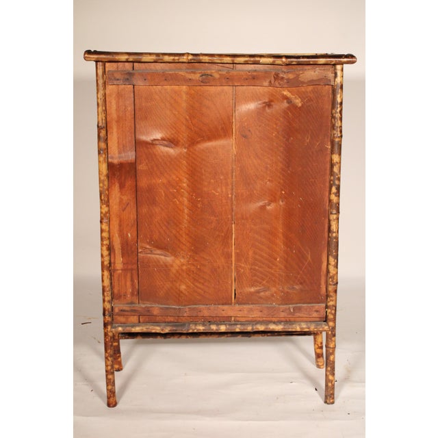 Aesthetic Movement Bamboo and Lacquer Bookcase For Sale - Image 10 of 10