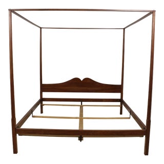 Henry Ford King Size Cherry Canopy Bed For Sale