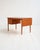 Scandinavian teak desk with a 35 cm side flap and a built-in three-drawer chest. Scandinavian teak desk from the 1960s....