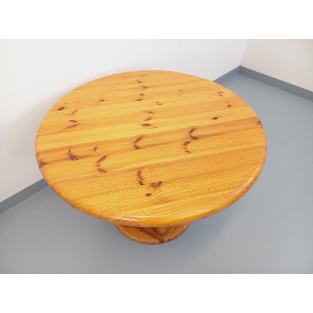 Vintage Scandinavian Round Dining Table by Rainer Daumiller, 1960s For Sale - Image 3 of 18