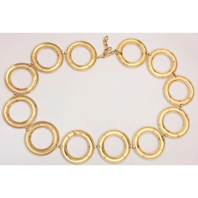 1960s "Gold" Circle Belt For Sale - Image 4 of 6