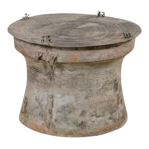 Mid 20th Century Bronze Rain Drum with Patina, Thailand