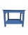 1970s 1970s Wedgewood‑Blue High‑Gloss Chippendale Table • Coastal Chinoiserie Accent For Sale - Image 5 of 7