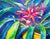 Why This Work Matters Ruby Bromeliad turns a single tropical bloom into an immersive rush of jewel-toned color and...