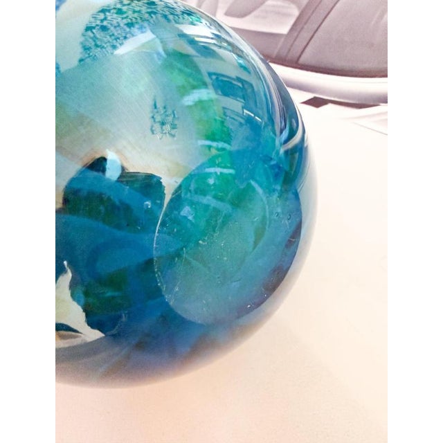 Vintage Vase in Blown Glass by Michael Harris for Mdina, 1970s For Sale - Image 4 of 7