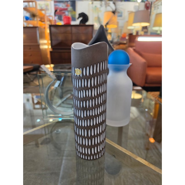 1960s Ingrid Atterberg for Uppsala, Stoneware Vase For Sale - Image 10 of 11