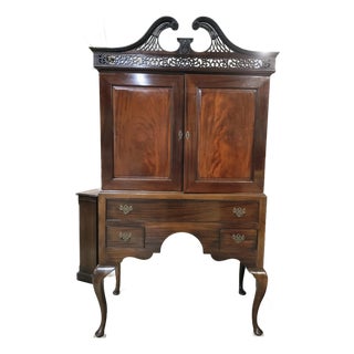 Late 19th Century Queen Ann Chippendale Style Chest For Sale