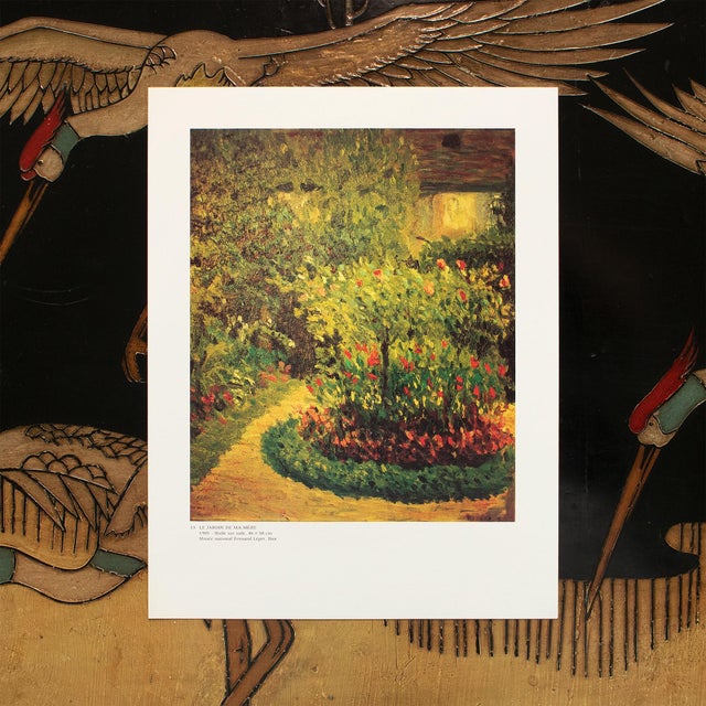 Fernand Léger 1990 After Fernand Leger "My Mother's Garden", Full-Color Parisian Print For Sale - Image 4 of 8