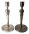 Silver Plated Candlesticks, 1800s, Set of 2 For Sale