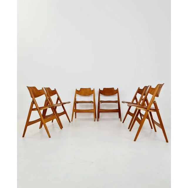 Wood Austrian Model SE18 Folding Chair by Egon Eiermann for Wilde & Spieth, 1950s For Sale - Image 7 of 10