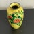 Asian Yellow Cloisonne Enamel Rose Metal Vase For Sale - Image 11 of 13