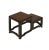 2000 - 2009 3.75" Brown Wood Step Shape Table Top Curio Display Easel Stand For Sale - Image 5 of 5
