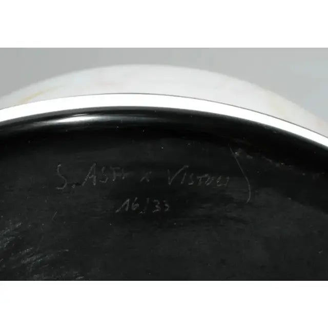 Mid-Century Modern Sergio Asti Per Vistosi (Ltd. Ed. 16/33) Lingham Vase "Sixties" Collection For Sale - Image 3 of 4