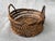 1980s Small Vintage Woven Wicker Basket For Sale - Image 5 of 15