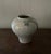 1970s Korean White Celadon Style Vintage Pottery With Cherry Flower Design For Sale - Image 5 of 6