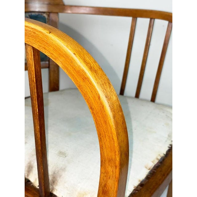 Nr. 13 and Nr. 6213 Sofa and Armchairs by Otto Wagner for Thonet, 1890s, Set of 3 For Sale - Image 6 of 18