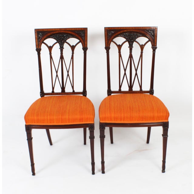 Set of Antique Sheraton Revival Side Chairs For Sale - Image 18 of 18