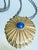 1970s Hollywood Regency Estée Lauder Empire Solid Perfume Pendant Necklace For Sale - Image 10 of 16
